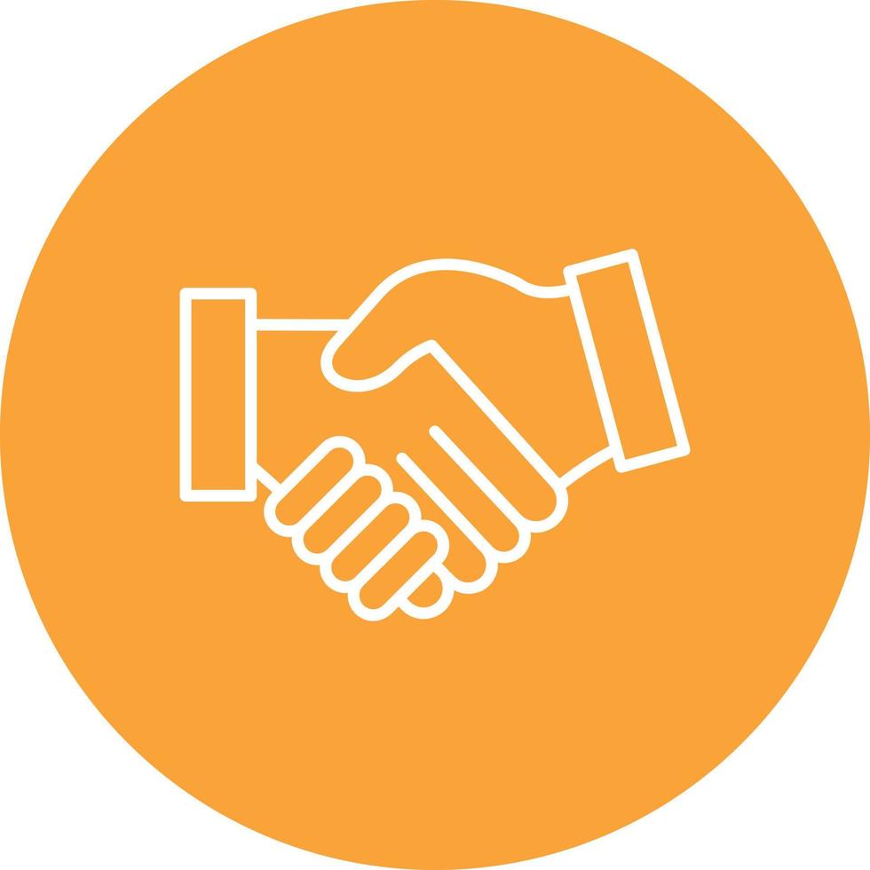handshake-line-circle-background-icon-vector